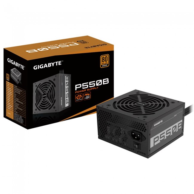 Gigabyte P550B power supply unit 550 W 20+4 pin ATX ATX Black Gigabyte P550B power supply unit 550 W 20+4 pin ATX ATX Black