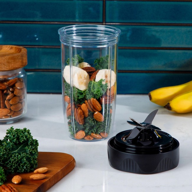 NutriBullet NB1206DGCC blender 0.9 L Tabletop blender 1200 W Black, Transparent