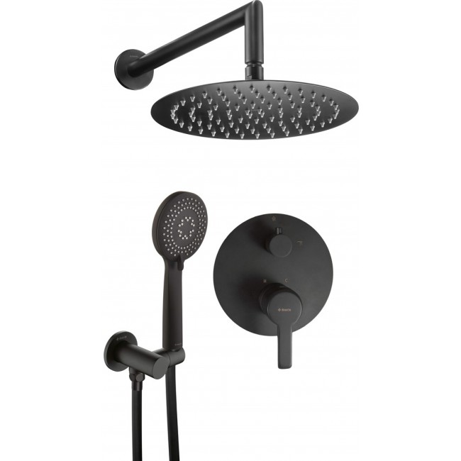 Concealed shower set