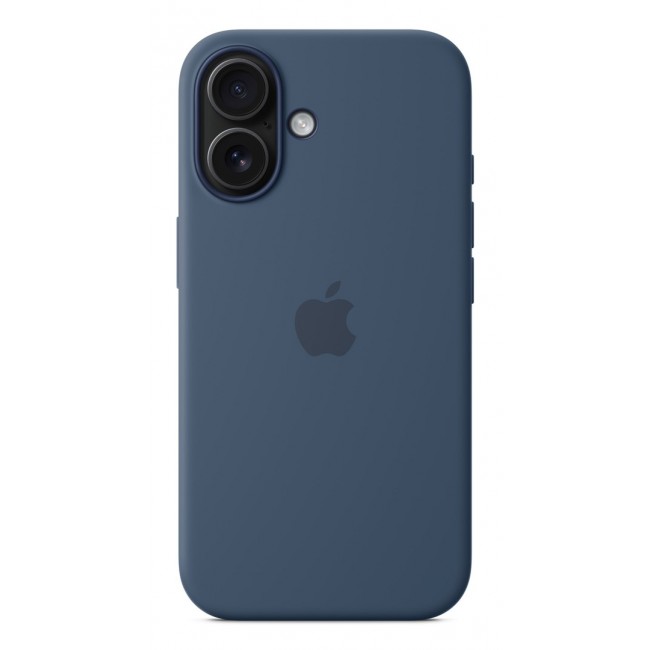 Apple iPhone16 Silicone Case with MagSafe - Denim Apple iPhone16 Silicone Case with MagSafe - Denim