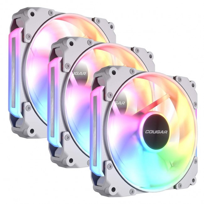 COUGAR Case Fan Apolar 120 ARGB, Reverse Blade, White (3 in one package)