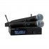 Shure SLXD24D+E/B58-G65 - dual digital wireless system with two transmitters/handheld microphones (470 - 606 MHz)