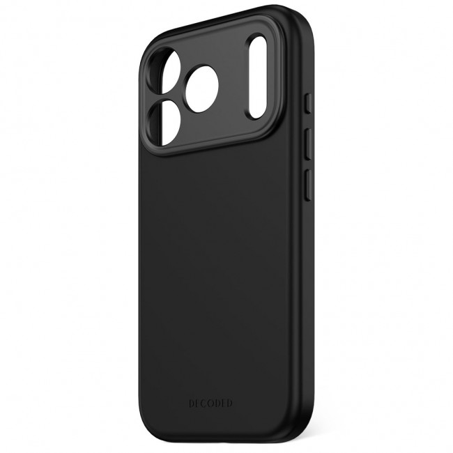 Decoded Silicone Backcover Apple iPhone 17 Pro Phantom Black mobile phone case 16 cm (6.3 Decoded Silicone Backcover Apple iPhone 17 Pro Phantom Black mobile phone case 16 cm (6.3