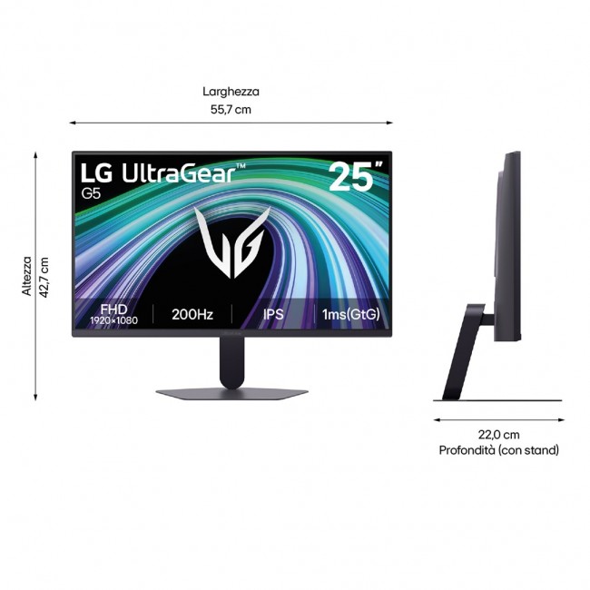 LG 25G523B-B computer monitor 62 cm (24.4