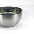 OXO 1071497 salad spinner Stainless steel Button