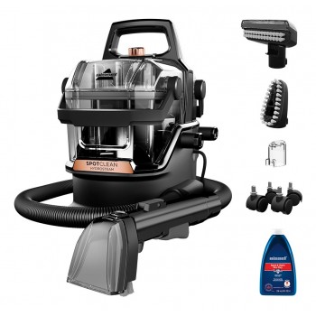 Bissell SpotClean Hydrosteam Pro Cylinder steam cleaner 1.9 L 1000 W Black, Copper, Transparent