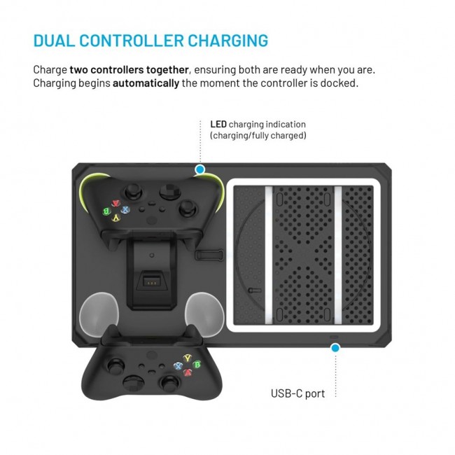 FIXED Multifunctional Station for Xbox Series X and S, black FIXED Multifunctional Station for Xbox Series X and S, black