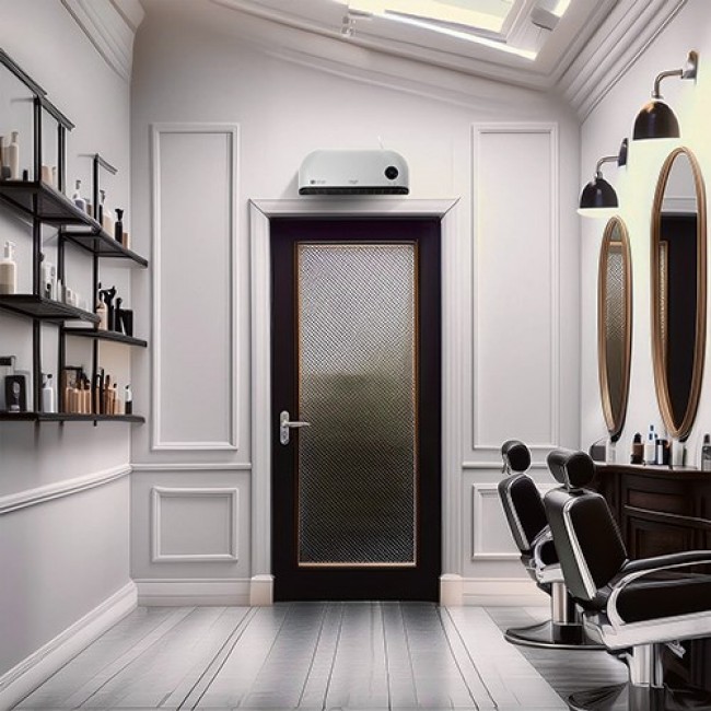Adler AD 7751 air curtain Black, White 2000 W