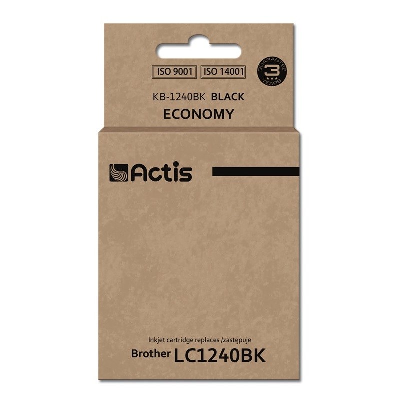Actis KB-1240Bk Ink (replacement for Brother LC1240BK/LC1220BK Standard 19 ml 600 pages, black)