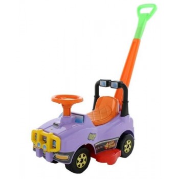 Polesie 62925 Ride-on with handle car jeep lilac ride-on car vehicle