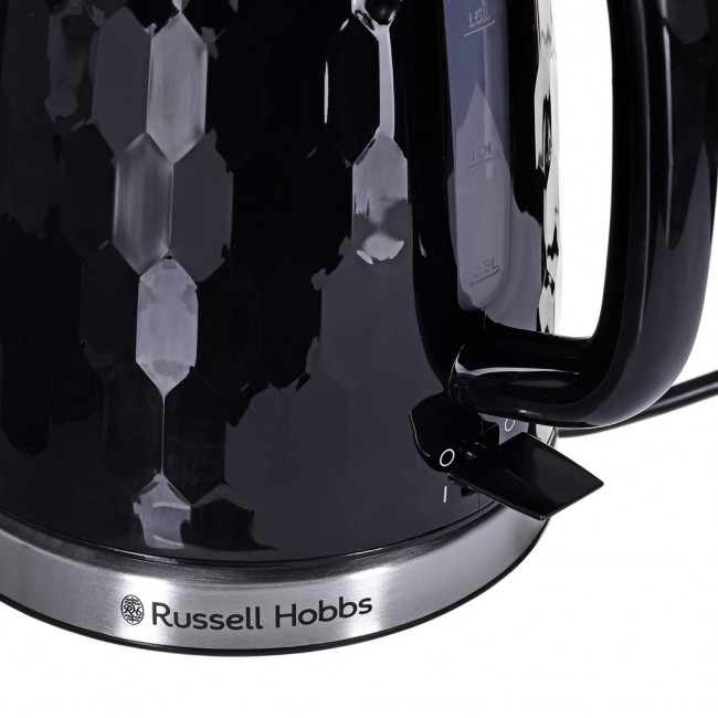 Russell Hobbs Honeycomb Black Kettle electric kettle 1.7 L 2400 W