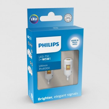 Philips Ultinon Pro6000 SI 11961WU60X2 Car signalling bulb