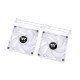 Thermaltake CT140 PC Computer case Fan 14 cm White 2 pc(s) Thermaltake CT140 PC Computer case Fan 14 cm White 2 pc(s)
