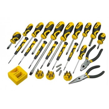 Screwdriver set 39 pcs. + bag