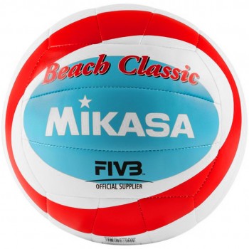 Mikasa Beach Classic Beach Volleyball White-Red-Blue BV543C-VXB-RSB 5