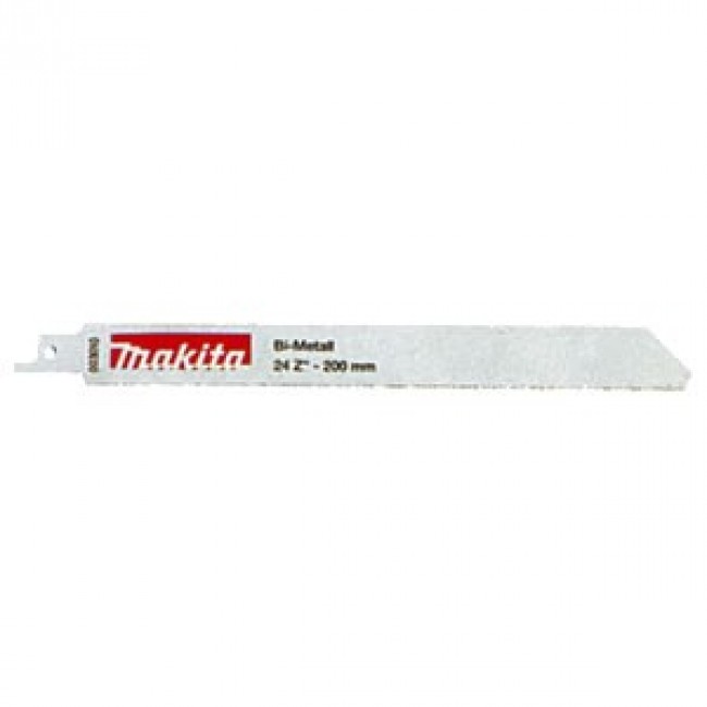 MAKITA BIM RECIPROCATING SAW BLADE 200x0,9mm /5pcs. STEEL, MET. COLOUR. 1.2-3mm