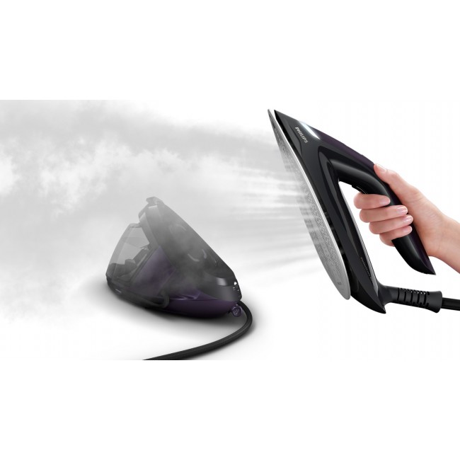 Philips PSG8160/30 steam ironing station 2700 W 1.8 L SteamGlide Elite soleplate Black, Violet