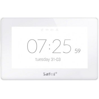 SATEL KEYPAD WITH TOUCH SCREEN 7 INCH INT-TSH2-W (WHITE)