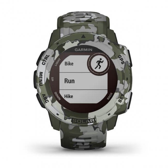 Garmin Instinct Solar Camo Green Watch