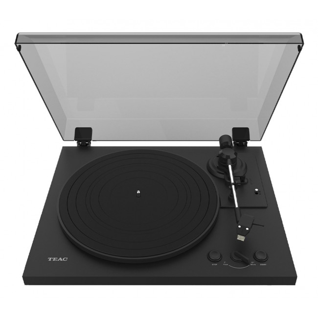 TEAC TN-175-B Belt-drive audio turntable Black Fully automatic