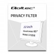 Qoltec 51056 display privacy filter 55.9 cm (22