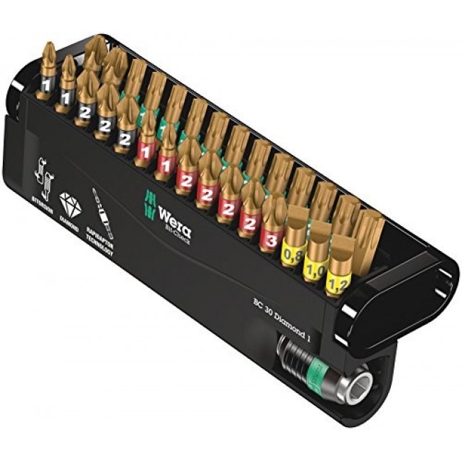 Wera BC 30 Diamond 1 screwdriver bit 30 pc(s) Wera BC 30 Diamond 1 screwdriver bit 30 pc(s)