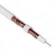 Maclean Coaxial Cable, Satellite Antenna Cable, RG6 1.02CU+4.8FPE+CU/P+32*0.12CU+6.8PVC, 50M, MCTV-471