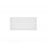OPENO 100 WHITE Extension Unit Modular Wardrobe Shelf, 100 cm, for the Bedroom
