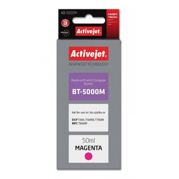 Activejet AB-5000M Ink Bottle (Replacement for Brother BT-5000M Supreme 50 ml magenta)