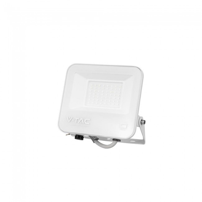 Projektor LED V-TAC 50W SAMSUNG CHIP PRO-S Bia y VT-44055 6500K 4270lm 5 Lat Gwarancji