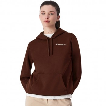 Champion Hooded Women's Sweatshirt Brown 117530 MS524 S