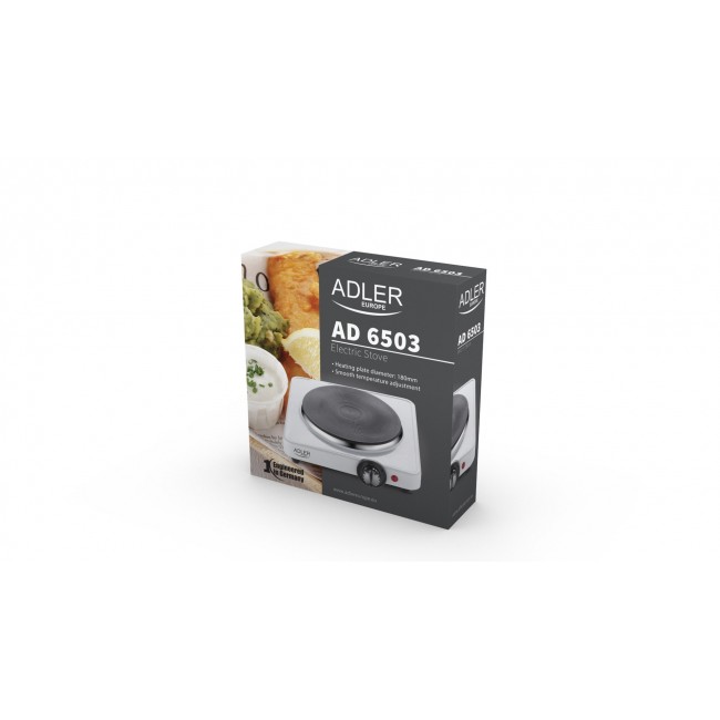 Adler AD 6503 hob White Countertop Sealed plate 1 zone(s) Adler AD 6503 hob White Countertop Sealed plate 1 zone(s)