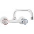 Wall-mounted washbasin mixer