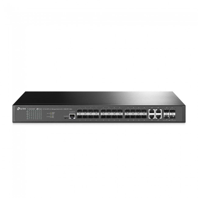 TP-Link Omada 24-Port SFP L2+ Managed Switch with 4 10GE SFP+ Slots TP-Link Omada 24-Port SFP L2+ Managed Switch with 4 10GE SFP+ Slots