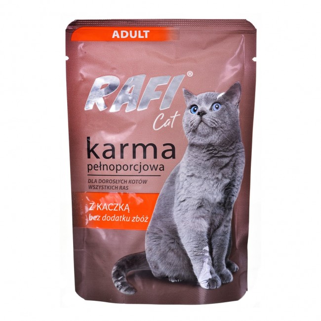Dolina Noteci Rafi Cat Adult with duck - wet cat food - 100g