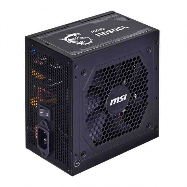 MSI MAG A650GL 650 W 120 mm 80 PLUS Gold power supply MSI MAG A650GL 650 W 120 mm 80 PLUS Gold power supply