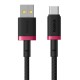 Baseus Dura USB Type A to Type C 60 W fast charging cable 2 m Black, Red Baseus Dura USB Type A to Type C 60 W fast charging cable 2 m Black, Red