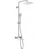 Shower head with bathtub mixer - movable spout