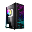 Gembird Fornax 2500 ARGB Gaming ATX computer case, Midi Tower, backlight, Black