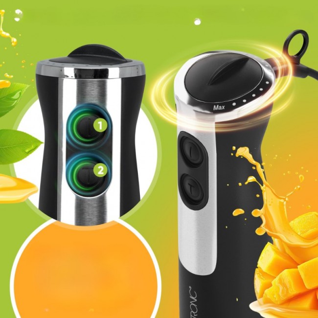 Clatronic SM 3825 Immersion blender 800 W Black, Stainless steel Clatronic SM 3825 Immersion blender 800 W Black, Stainless steel