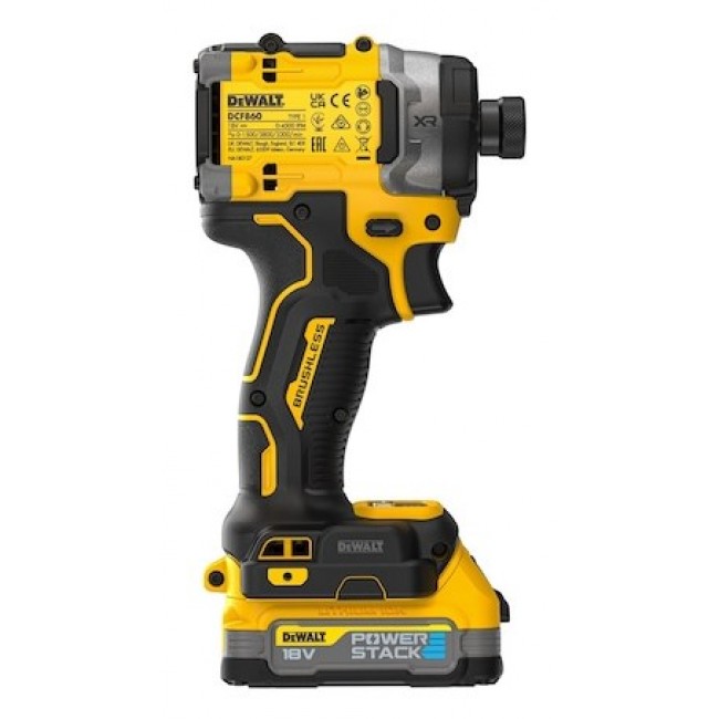 DeWALT DCF860E2T-QW power screwdriver/impact driver 3800 RPM Black, Yellow
