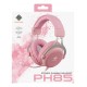 Deltaco Gaming GAM-030-P headphones/headset Wired Head-band USB Type-A Pink