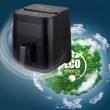 Extralink HOME AIR 5.2L EU SJ-520 fryer Single 1600 W Hot air fryer Black