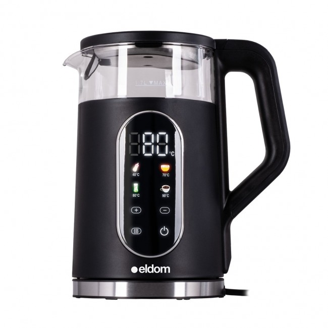 ELDOM CORDLESS KETTLE WITH TEMPERATURE CONTROL C560 NUVIA