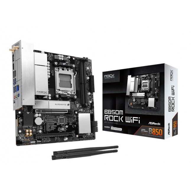 Asrock B850M Rock WiFi AMD B850 Socket AM5 micro ATX