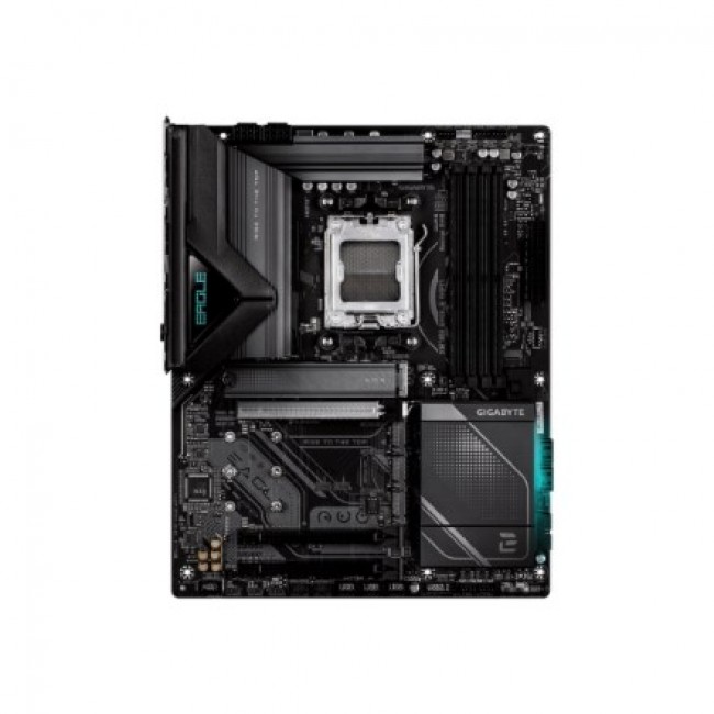 GIGABYTE X870E EAGLE WIFI7 Motherboard - Supports AMD Ryzen 9000 CPUs, 16+2+2 Phases Digital VRM, up to 8200Hz DDR5 (OC), 1xPCIe 5.0 + 3xPCIe 4.0, Wi-Fi 7, 5GbE LAN, USB 4