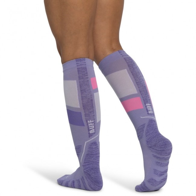 BUFF THERMONET Over The Calf Socks, Purple L