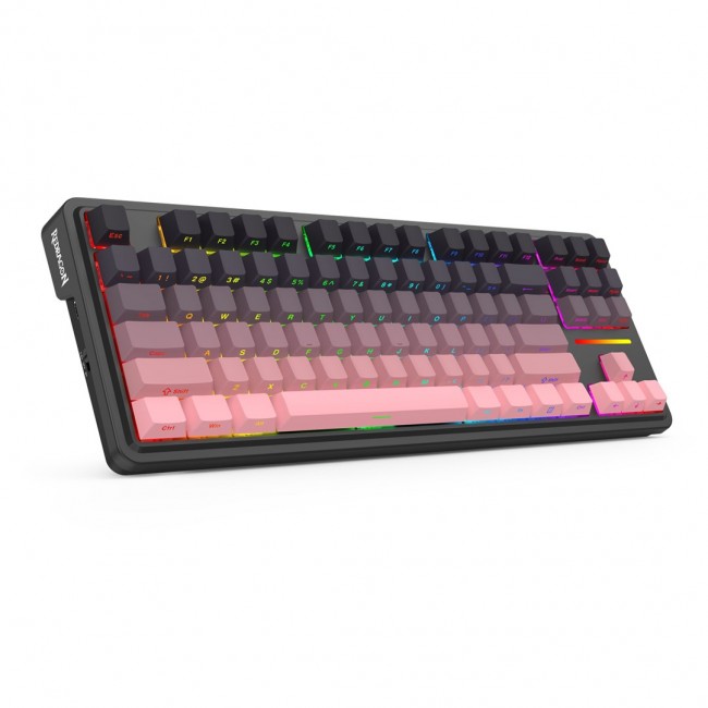 REDRAGON K728SP-RGB-PRO Antonium Pro keyboard USB + RF Wireless + Bluetooth Black, Pink