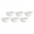Set of 6 Essenziale Fruit Bowls - White, 13 cm