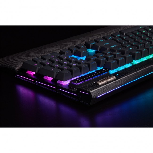 Corsair K100 RGB Gaming Keyboard, Corsair OPX, RGB LED - Black Corsair K100 RGB Gaming Keyboard, Corsair OPX, RGB LED - Black